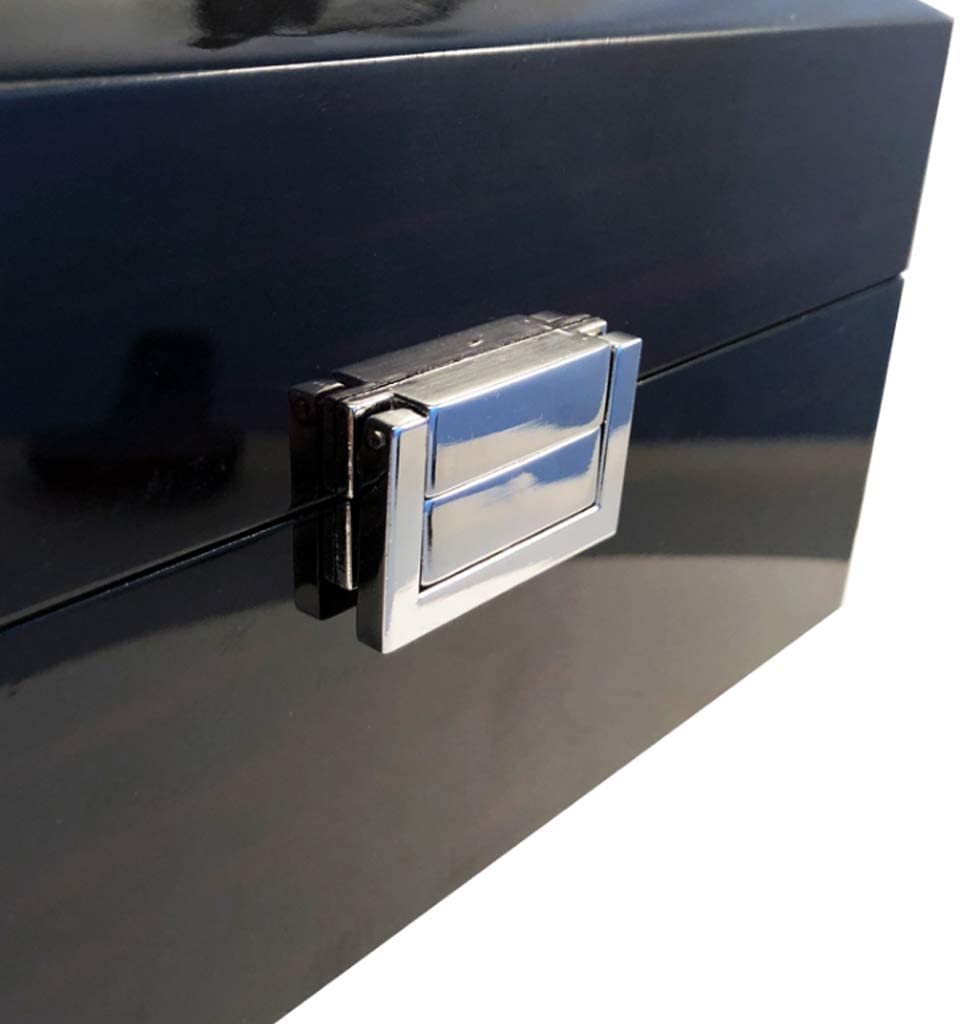 RUVOO Uhrenrolle Uhrenbox Uhrenhalter Einzelne Hölzerne Uhrenbox Uhrenaufbewahrungsbox Geschenkbox Vitrine Mechanisches Uhrengehäuse Uhrenetui Uhrenaufbewahrung