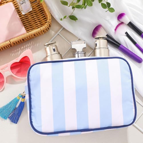 Bolsa para Mahjong americana con rayas y cremallera miniatura 3