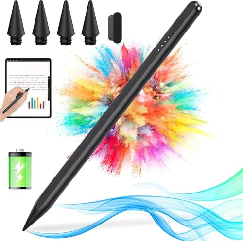 Accesorios De Telefonía, Wireless HJDWQN Lápiz Capacitivo para iPad, Stylus Pen para iPad con Sensor magnético y de inclinación, Apple Pencil Sin Demora para (2018-2022) Apple iPad Pro 11...