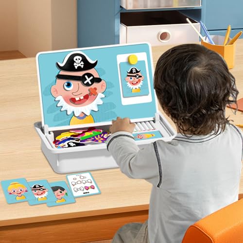 Puzzle magnétique de visage pour enfant de 3 à 6 ans