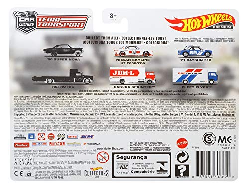 Hot Wheels Team Transport Retro Rig miniatura 2