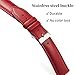 Leather strap 12-24mm Classic Genuine Quick Release Watch 20mm 22mm Replacement Wathch Band Men Women
