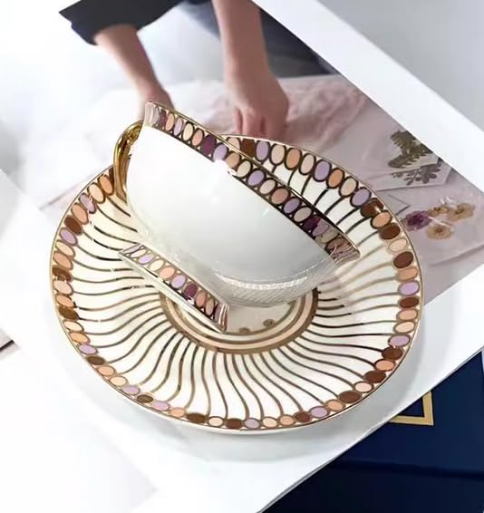Ręcznie wykonany ceramiczny kubek do kawy kubek i spodek zestaw różowe kropki ceramika kawa herbata filiżanka i spodek zestaw talerz mleko owsiane kubek prezent ślubny