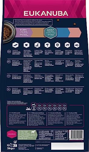 Eukanuba Hundefutter getreidefrei mit Lamm für große Rassen - Trockenfutter für ausgewachsene Hunde, 3 kg