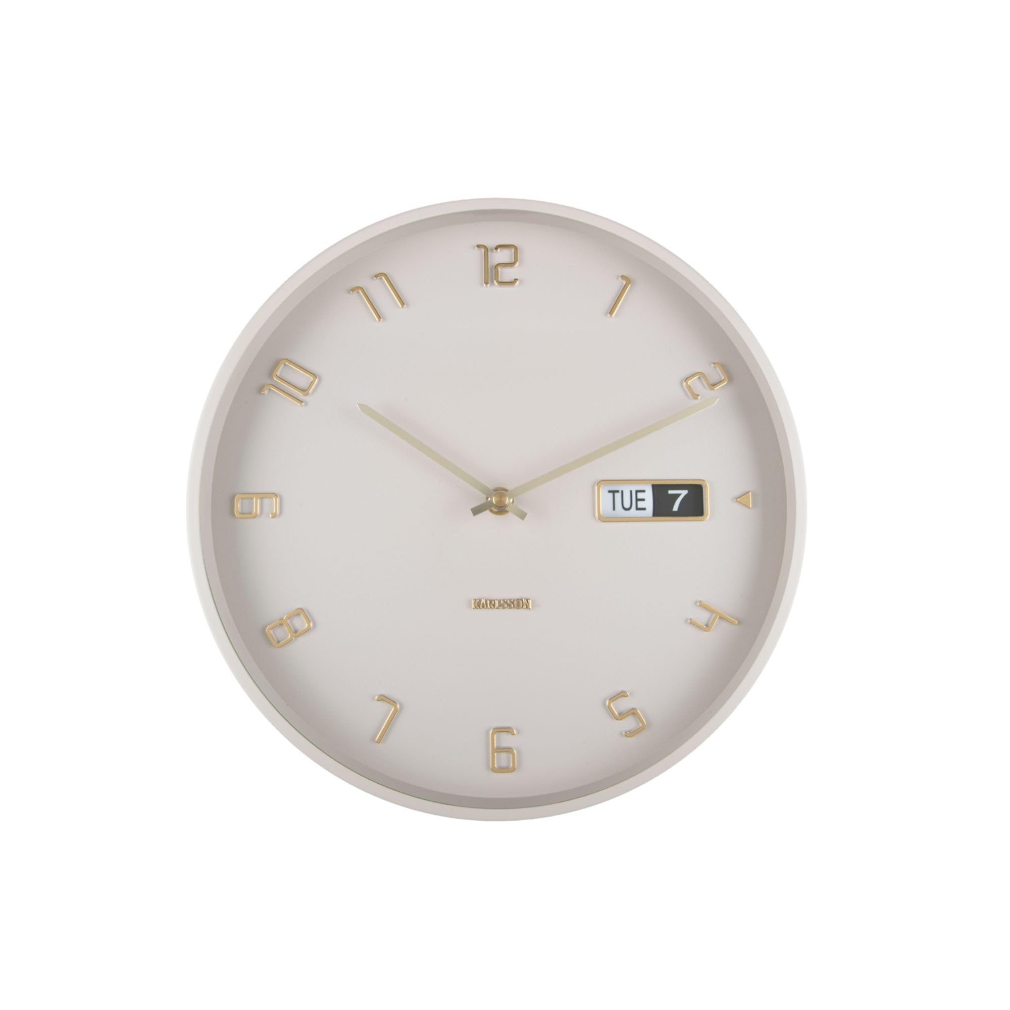 Orologio Da Parete Karlsson In Legno Di Bambù - Design Naturale, Dimensioni 37x17,5x9 Cm - Foto 6