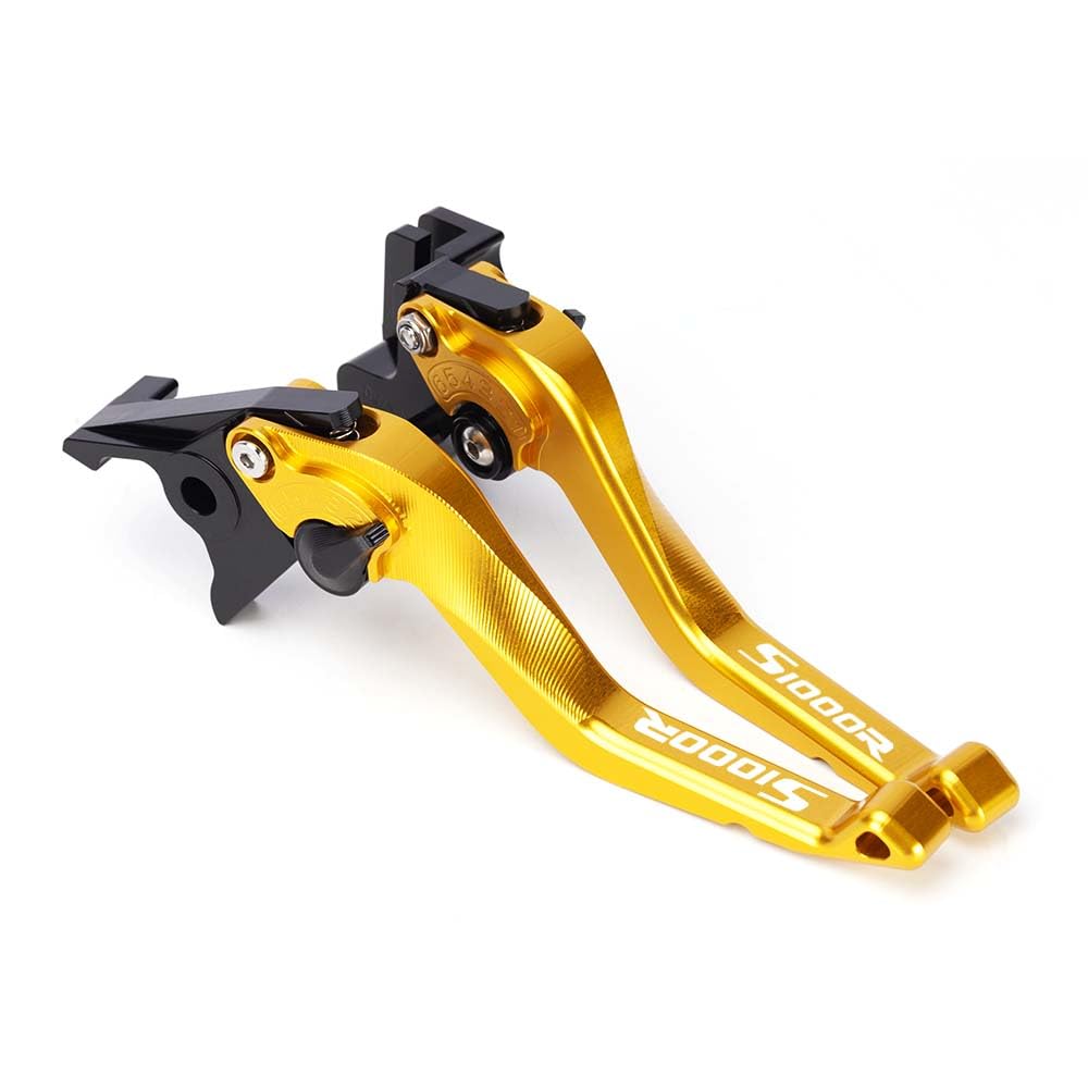 for H-onda S1000R (w and w/o CC) 2015-2020 S1000 R Motorcycle Aluminum Shorty Brake Clutch Levers s1000 r s 1000 r Accessories (Gold)