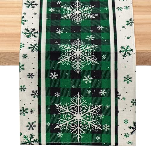 SOMYTING Tischläufer Weihnachten 33x230cm Winterlich Abwaschbar...
