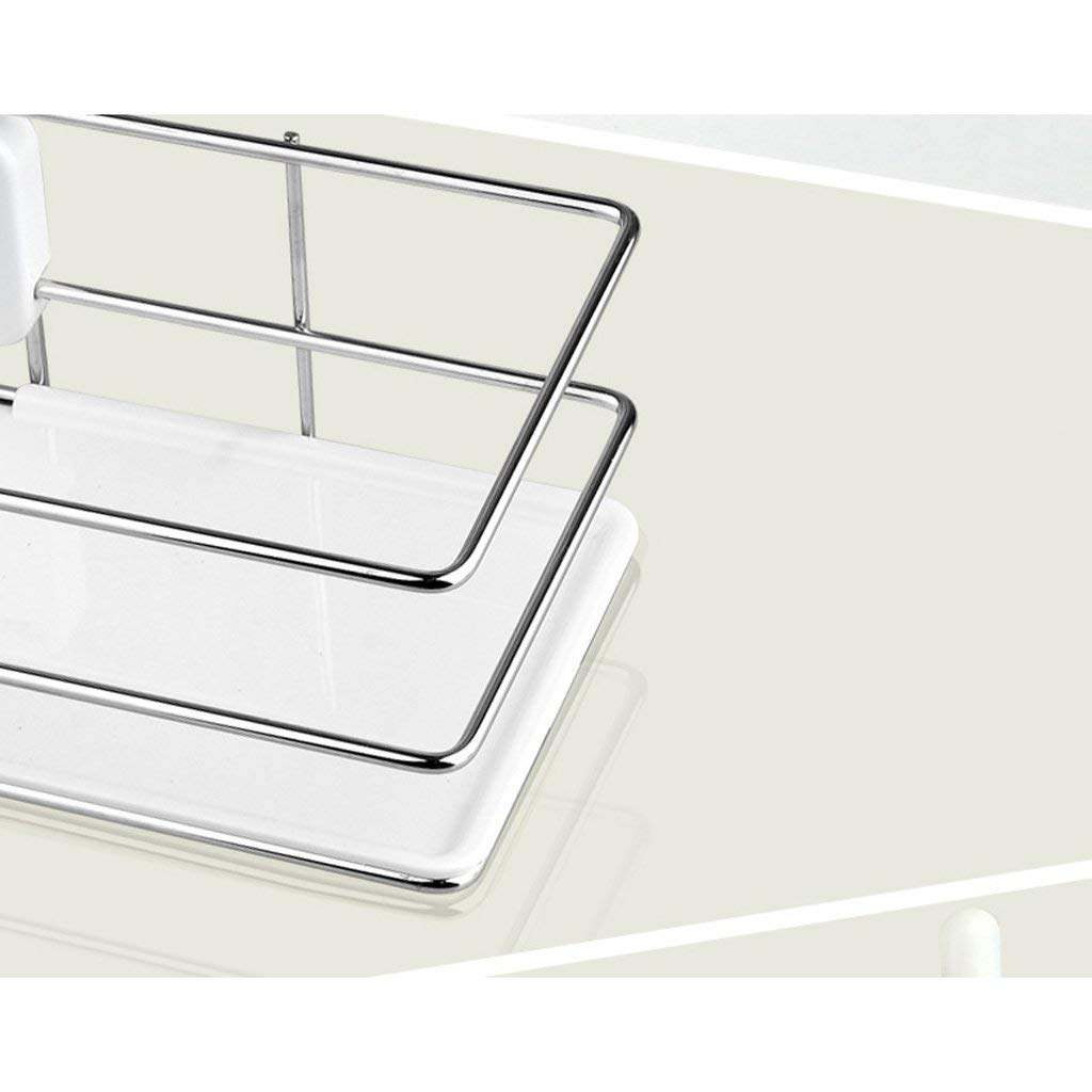 Estantes de baño exquisitos Bastidores de baño, Estante de Esquina de Ducha Colgante de Pared de baño Almacenamiento Doble Baño de Ducha de baño de Acero Inoxidable