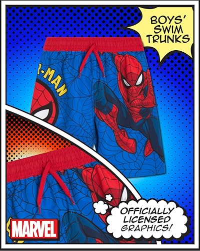 Marvel Boys Spider-Man Avengers Hulk UPF 50 Quick Dry Swim Trunks Shorts - image 4