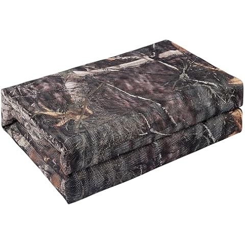 WINWAY 300D Camo Burlap Camouflage Netting Quiet Mesh Net for Hunting Sunshade Camping Concealment Shooting Blinds… Cover