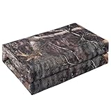 WINWAY 300D Camo Burlap Camouflage Netting Quiet Mesh Net for Hunting Sunshade Camping Concealment Shooting Blinds…