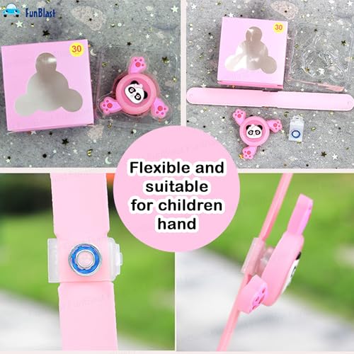 Image of FunBlast Space Wrist Band for Kids - Kids Wrist Bands for Boys and Girls, Slap Band Cute Bracelet with LED Light Up, Return Gift for Kid