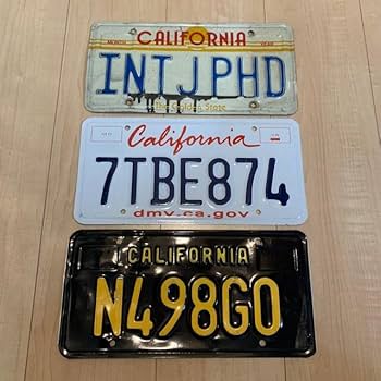 アメリカナンバープレート5枚セット Amazon.co.jp: VIEAURA アメリカン ナンバープレート 【6枚