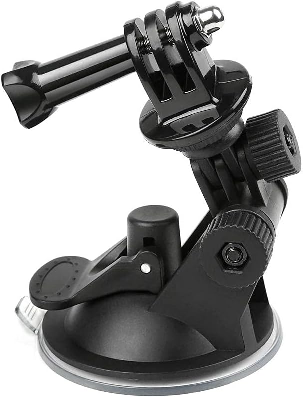 mini car suction cup bas holder tripod mount adapter & 1/4-20 Thread for Insta360 X5 X4 X3 X2 X OneR RS Ace Pro2 GO3S GO Ultra/for Gopro13/for DJI OSMO Nano/360/Action 5 Pro 4 3 Pocket3 Camera