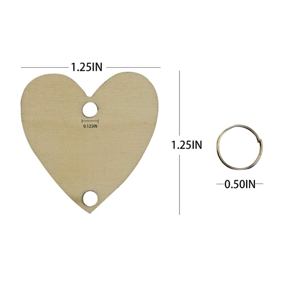 50 Disques En Bois Ronds Avec Trous – Tranches De Bois Pour DIY, Décoration Maison Et Créations Manuelles