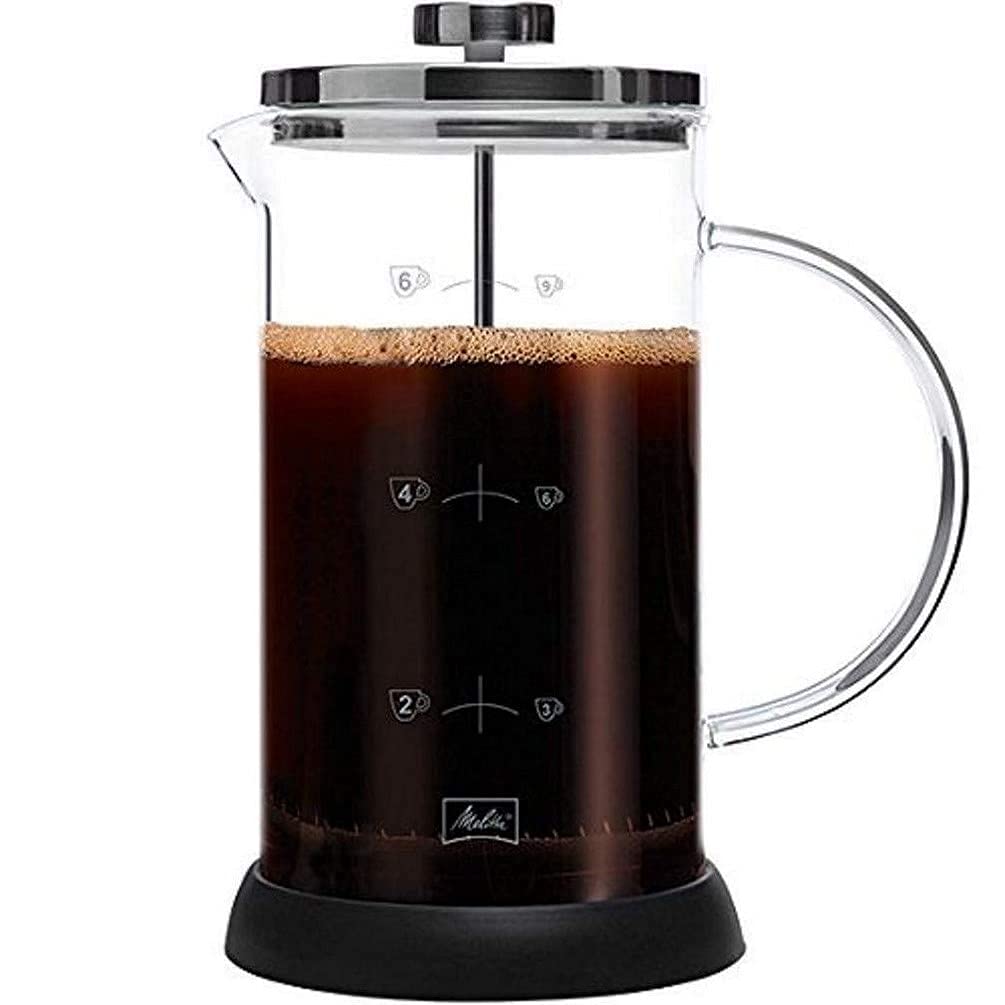 Melitta 170401 6 Cups Classic French Press Cafetiere, 1 Litre