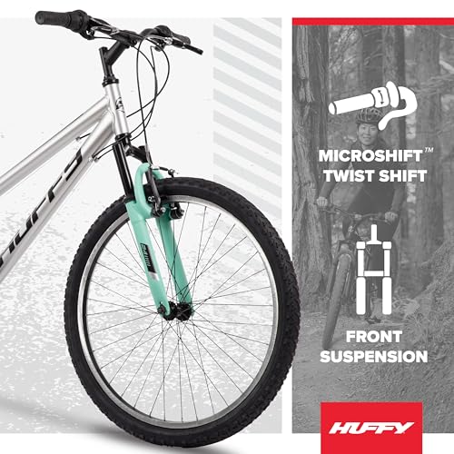 Huffy Stone Mountain Bike for Men and Women, 20”/24”/26”, 6-Speed or 21-Speed, Front or Dual Suspension , Multiple Colo - Additional View