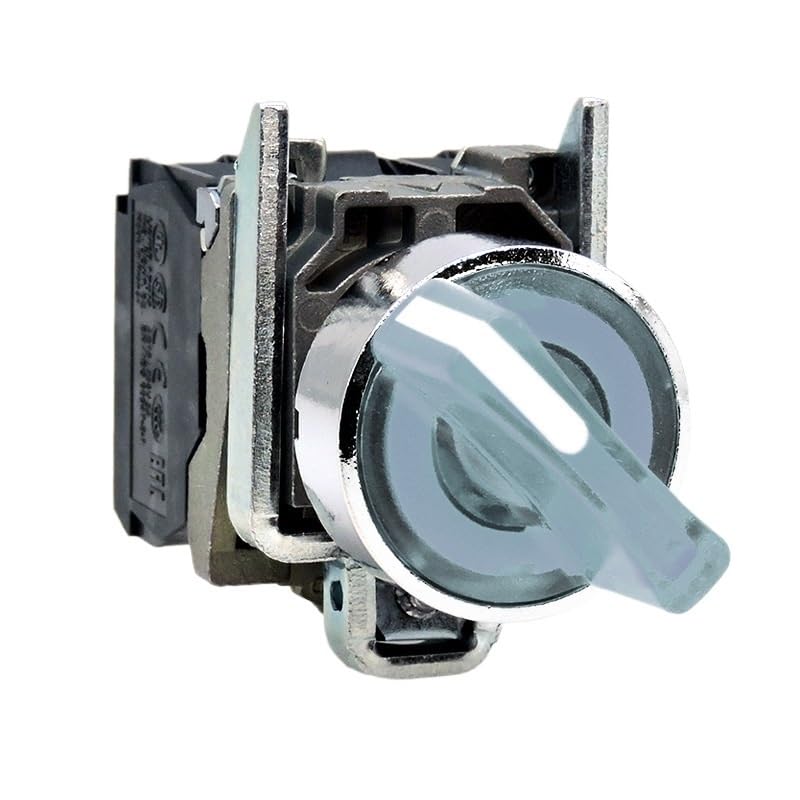 Interrupteur bouton-poussoir lumineux XB4-BK123B5 haute précision métallique