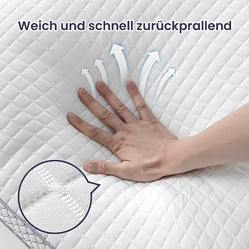 BedStory kopfkissen 80x80 mit abziehbarem Bezug,Verstellbare Faserfüllung Hotel Kissen mit reißverschluss, 2er Set Kissen aus 1500g x 2 mikrofaser, Waschbares nackenkissen für Allergiker – Bild 6