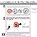 Heel Hunks Clear H5 Heel Caps 16 x 17.5 mm | Heel Protectors Replacement Tip Caps for High Heel Shoes and Stiletto | Anti-Slip and for Grass - (5 Pairs)