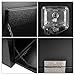 FGJQEFG 48'' Heavy Duty Truck Tool Box Steel for UnderBed Trailer Outdoor Car with Lock and Key - 48 x 18 x 18 Inch Black Underbody Toolbox