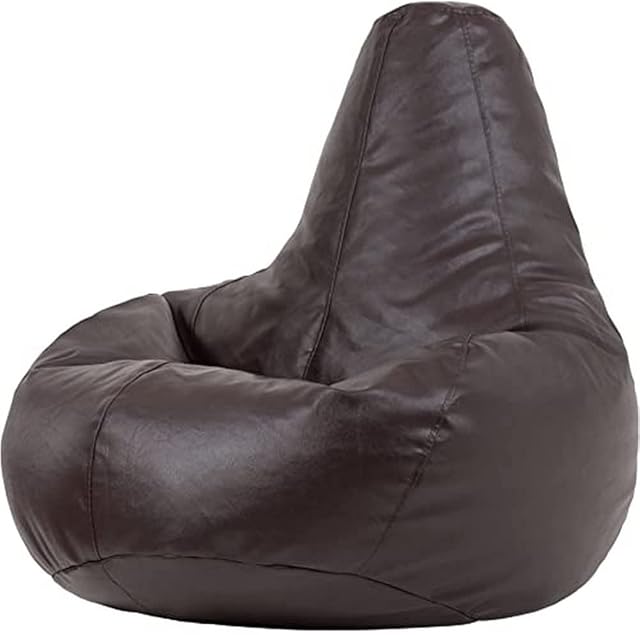 Bean Bag Bazaar Gaming Bean Bag Recliner Chair, Brown, 90cm x 73cm, Large, Living Room Bean Bags for Adults
