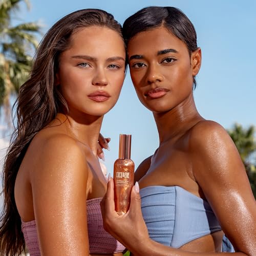 Coco & Eve Antioxidant Glow Shimmer Body Oil - Lightweight Skin Illuminator with Pearlescent Minerals, Natural Glitter, Antioxidants for Shimmering, Moisturizing and Healthy Glow (3.38 Fl Oz) - Image 5