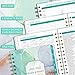 Planner - Weekly & Monthly Planner with Prelabeled Monthly Tabs, Twin-Wire Binding with Flexible Cover