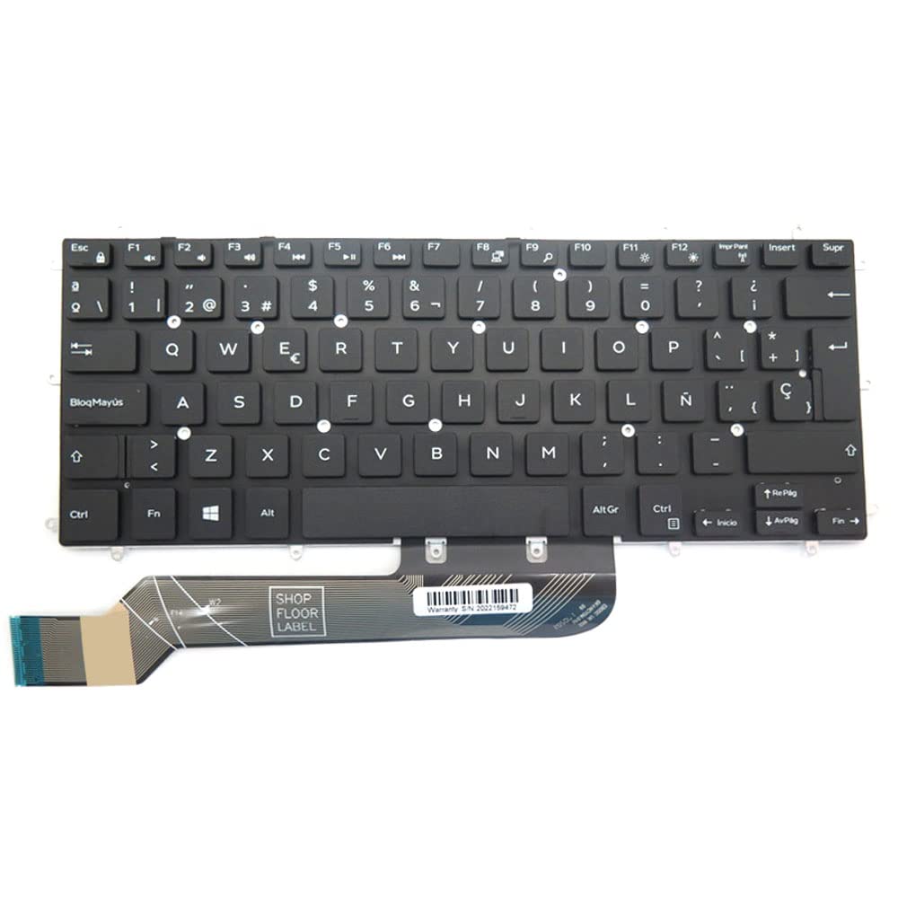 Repose-poignets Avec Clavier Belgique Pour Dell Vostro 3480/3481/3490/3491 – Neuf – 0D2JD8