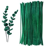 100 Puliscipipa Verdi, Pulitori di Tubetti per Fai-da-Te e Artigianato, Creare Animali, Figure e Altre Forme, Decorazioni e Progetti Creativi