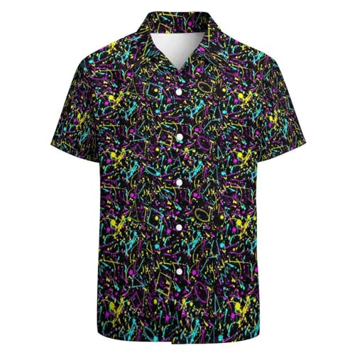 Chemise sur le thème de Noël cadeau vêtement de vacances homme hawaïen original