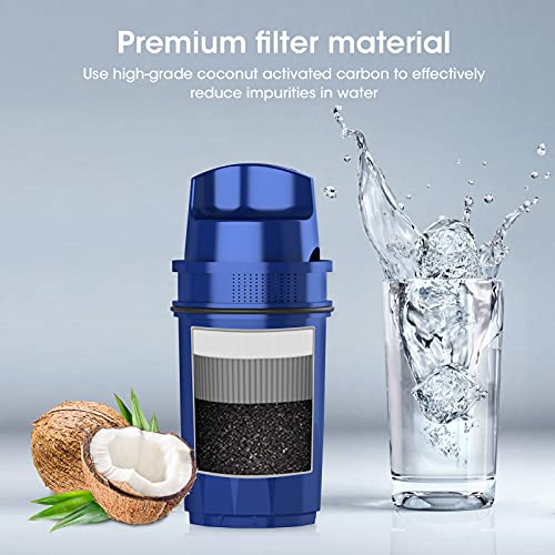Crystala Filters Crf-950Z Water Filter Jug Compatible With Pur Ppf900Z,Crf 950Z,Ppf951K,Ppt700W,Cr-1100C,Ds-1800Z, Compatible With All Pur Jugs And Dispenser Systems (3-Pack) #TOP3