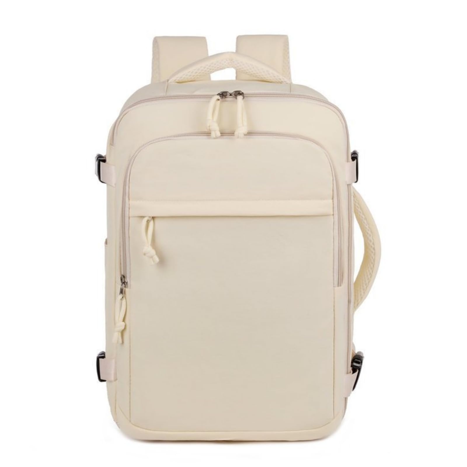 Mochila Viaje Versátil | Multicompartimento, Mochila con Correa para Equipaje, Espaciosa, Bolso, Universidad, Viajeros, Estudians, Beige