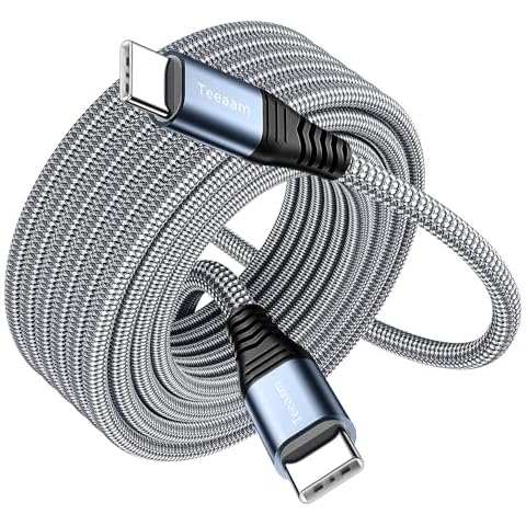 Teeaam 5M USB C Fast Charging Cable Cover