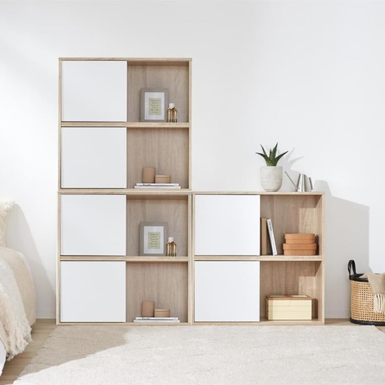 Amazon｜カウンター下収納棚 本棚 カラーボックス 収納ボックス