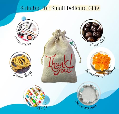 Image of Jute Potli Bag, Diwali Gifting Bag, Return Gifting Bag