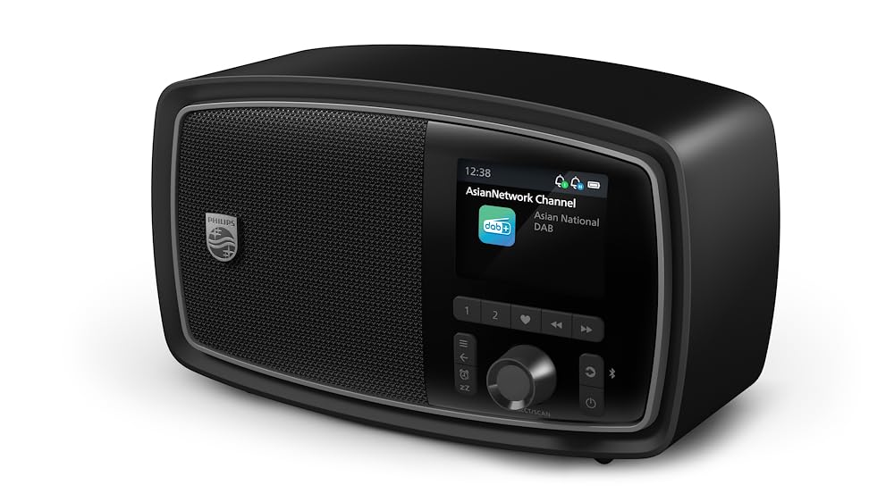 Philips DAB+ Radio TAV2000DB Tragbares UKW-/DAB+ Radio Bluetooth