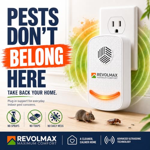 Image of RX-78, Upgraded Ultrasonic Pest Control Repeller - Indoor Plug-in (6 Pack)