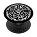 Ruota dell'anno Wicca Strega Pentagramma Calendario Pagano PopSockets PopGrip: Impugnatura per Telefoni Cellulari e Tablet Intercambiabile