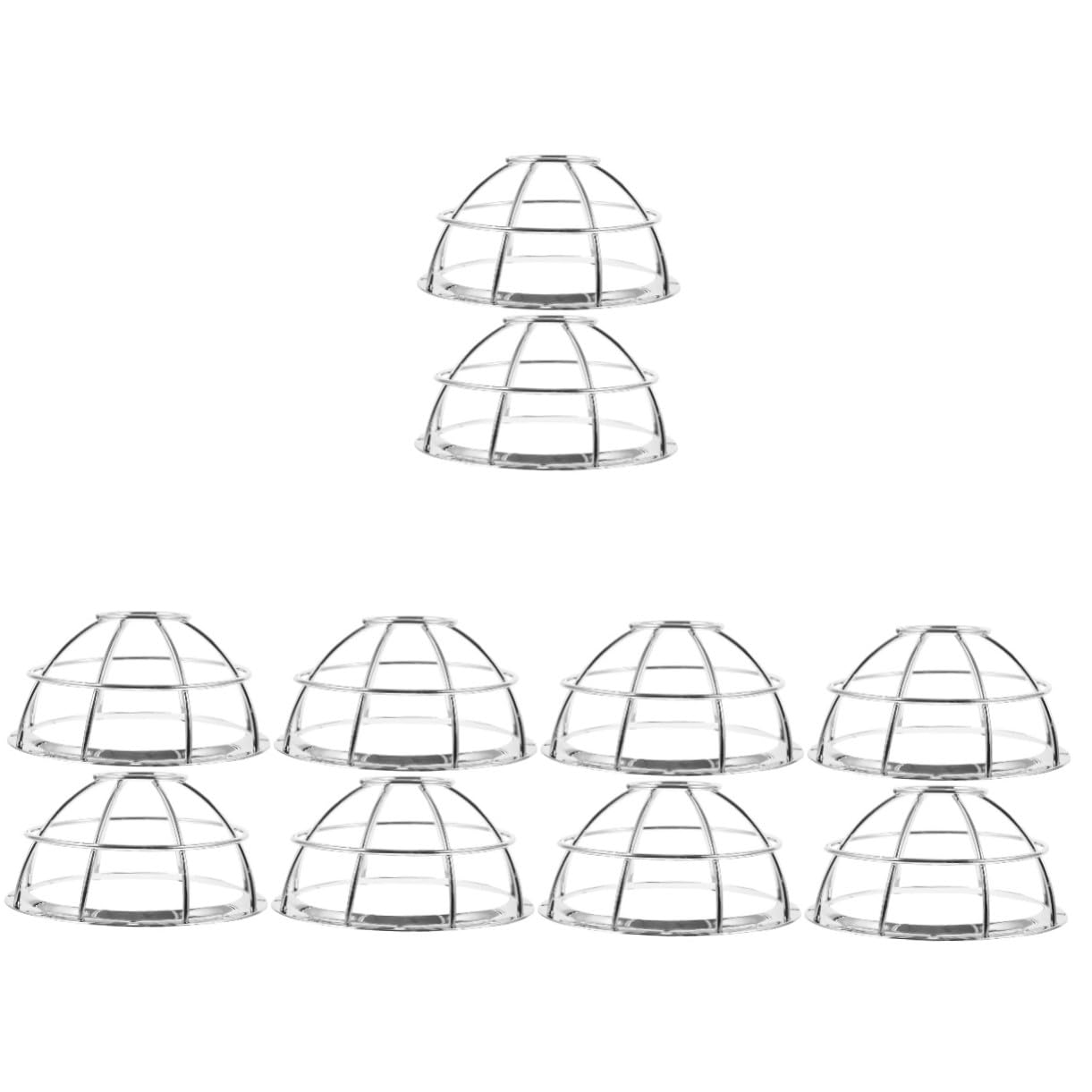 10 Piezas Protector para Detector de Humo Resistente de Acero Inoxidable para Sensor Fácil Instalación Protección Duradera para de Detección Hogares y Oficinas