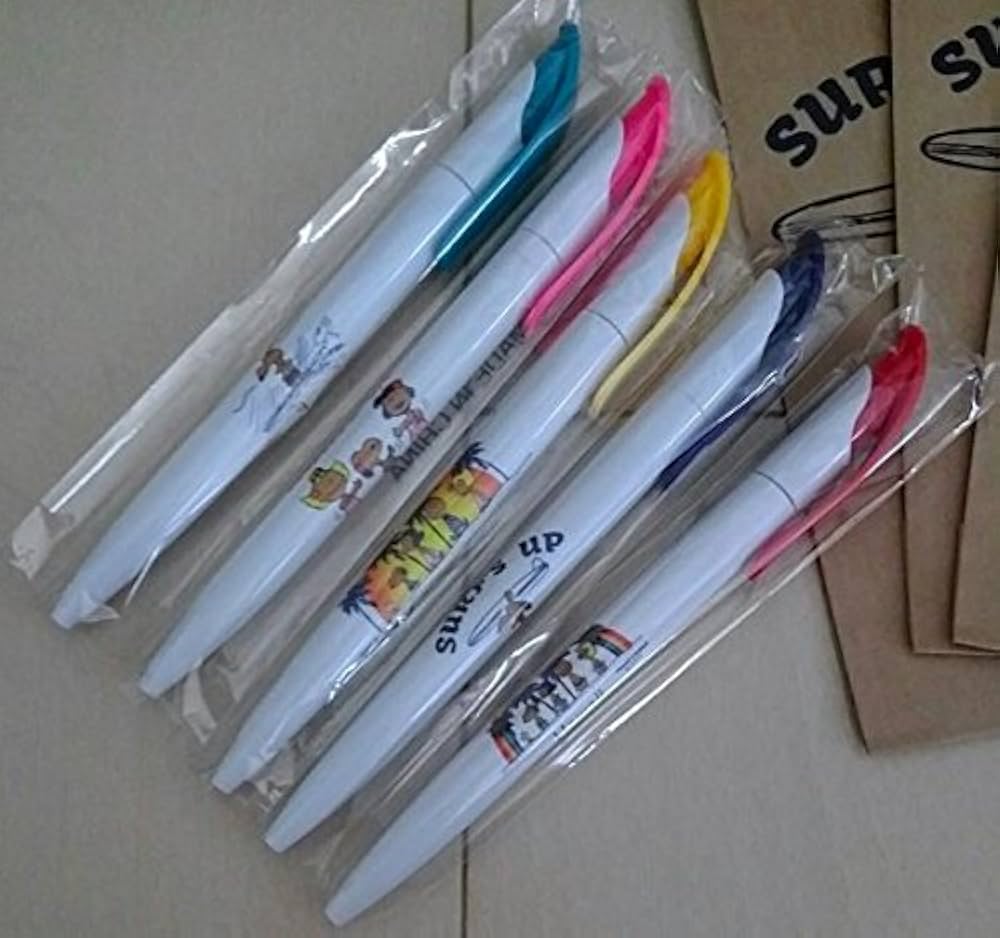 Amazon | モニ 日焼けスヌーピー ボールペン 5本セット moni