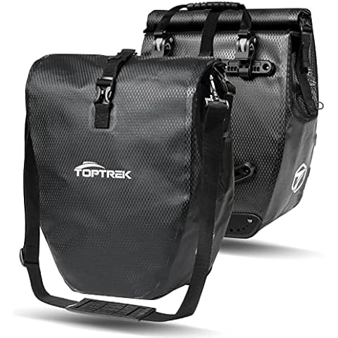toptrek Fahrradtasche für Gepäckträger, Fahrradtasche Gepäckträger Wasserdicht Cover