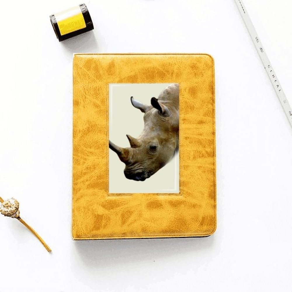 no/no Rhinoceros Horn Side Ear Art Deco Fashion Photo Album Family Wedding Picture 4x6