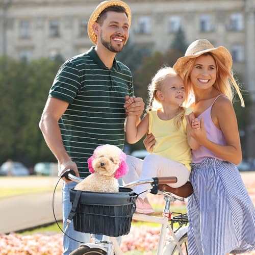 Cesta de bicicletas de cachorro, cesta de cachorro para bicicleta - Cesta de portador de bicicleta d
