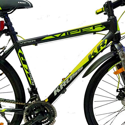 Image of KROSS Men's Viper 28T Bicycle Front Disc Brake 21 Speed Gear Men's Mountain Bike , 15+Years.
