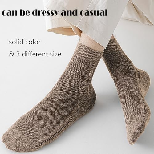 6 Pack Men Dress Socks Cotton Mesh Ventilating Ankle Length Thin Breathable Summer Business Footwear for Men4