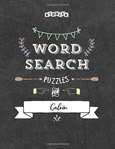 Word Search Puzzles for Calvin
