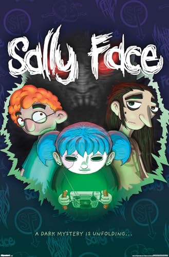 Sally Face - A Dark Mystery Is Unfolding Wall Poster 34L x 22.4W Unframed Version