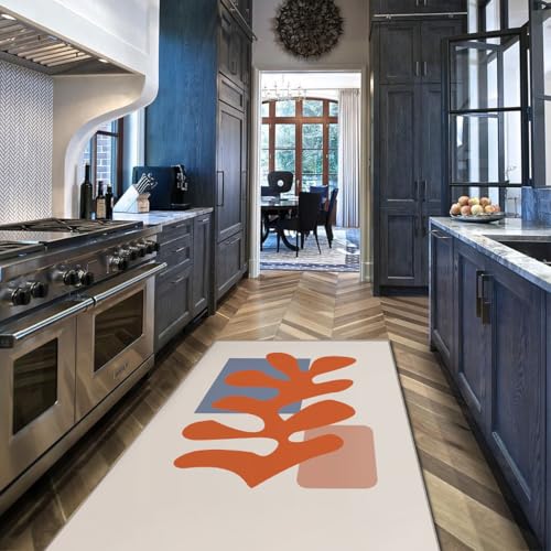 Tapis antidérapant non perte lavable bleu coastal mer 90x150cm - 3