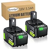 🎁【Remplacement et application】Remplacement pour Ryobi ONE+ RB18L50 RB18L40 RB18L25 RB18L15 RB18L13 P108 P107 P122 P104 P105 P102 P103, etc. (Utilisez « Ctrl » + « F » pour rechercher d'autres modèles) ; peut être bien combiné avec vos chargeurs et outils 18 V.